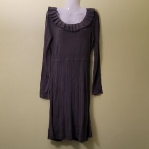 Jessica Howard Long Sleeve Dress in Deep Purple